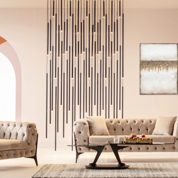 LIVING VEGAS - LED stainless steel pendant lamp by KARE Design - view 3